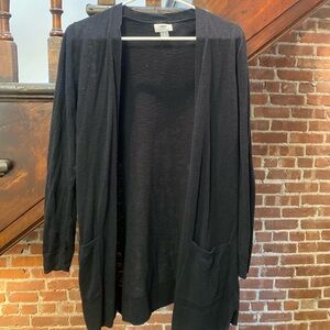 Old Navy Long Black Cardigan Sweater